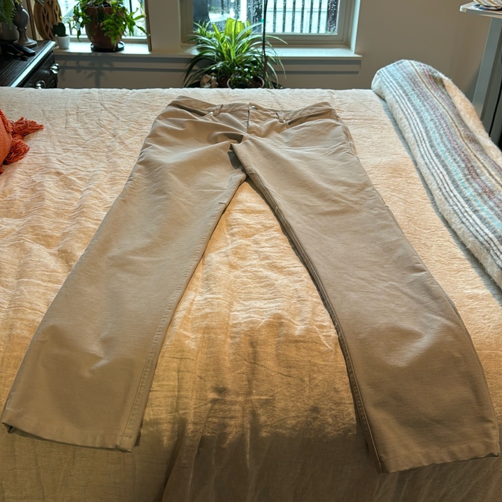 lululemon ABC Classic Fit 5 pocket pant 34/34. “WarpStream”